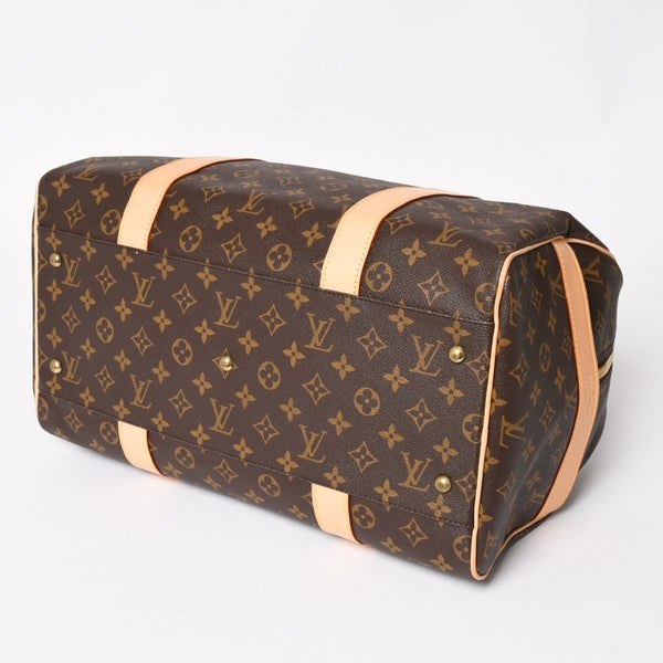 Very Good Condition LOUIS VUITTTON Carryall Brown M40074 Monogram Canvas Handbag Used 4a003040