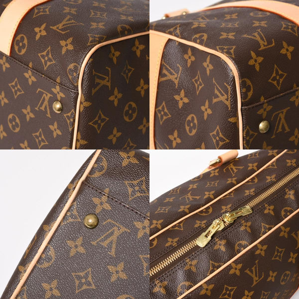 Very Good Condition LOUIS VUITTTON Carryall Brown M40074 Monogram Canvas Handbag Used 4a003040