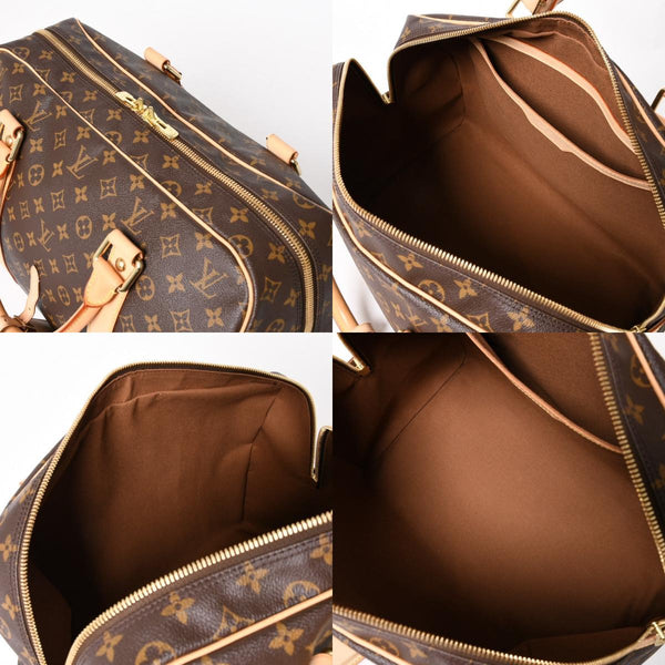 Very Good Condition LOUIS VUITTTON Carryall Brown M40074 Monogram Canvas Handbag Used 4a003040