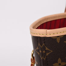 画像をギャラリービューアに読み込む, 新品同様 LOUIS VUITTON ルイヴィトン TM 村上隆 ネヴァーフルMM トートバッグ M13263 モノグラムチェリー ブラウン 中古 4a004415