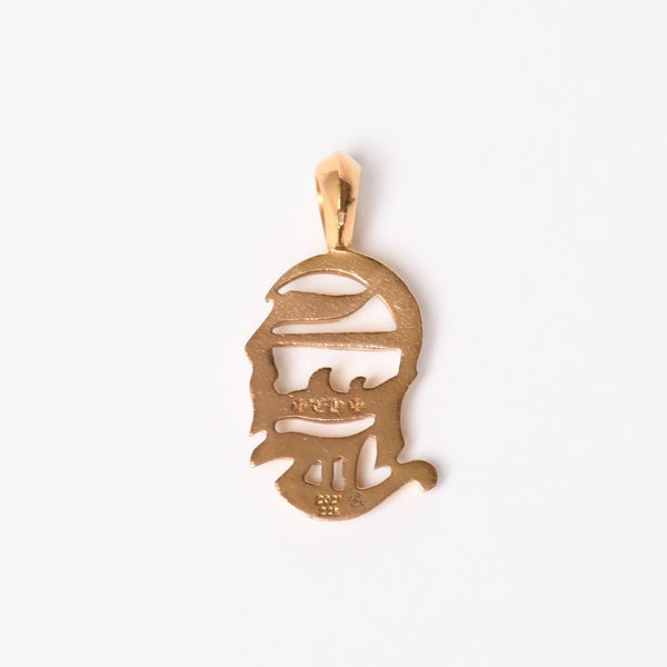 極美品 CHROME HEARTS クロムハーツ 22K PENDANT CH VRTCL ヴァーティカル CHロゴ チャーム ペンダントトップ 重量9.14g 中古 4a007276
