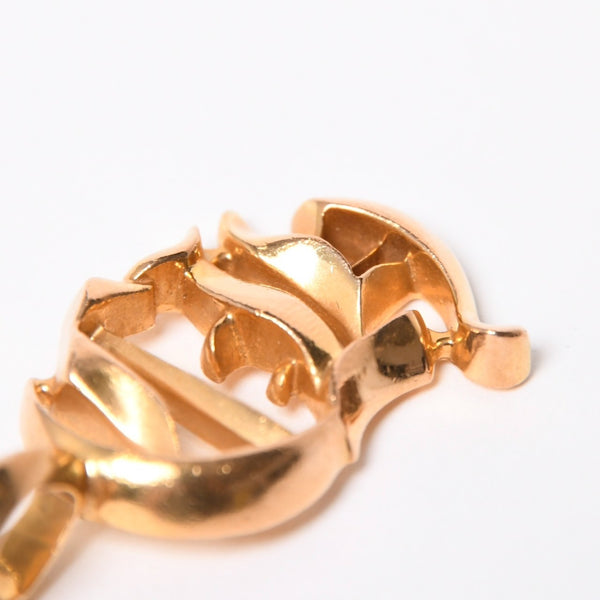 極美品 CHROME HEARTS クロムハーツ 22K PENDANT CH VRTCL ヴァーティカル CHロゴ チャーム ペンダントトップ 重量9.14g 中古 4a007276