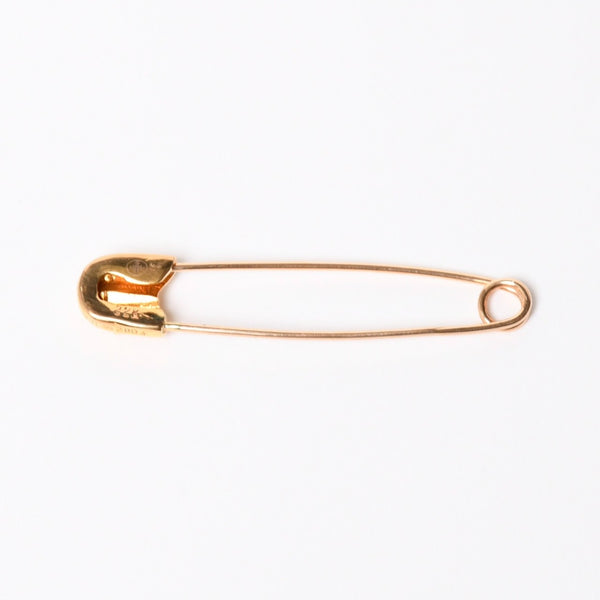 極美品 CHROME HEARTS クロムハーツ 22K パヴェダイヤ スモール セーフティピン IP ダイヤモンド 重量約6,5g 22K中古 4a007289