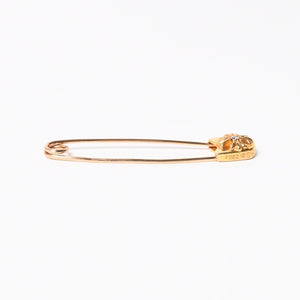 極美品 CHROME HEARTS クロムハーツ 22K パヴェダイヤ スモール セーフティピン IP ダイヤモンド 重量約6,5g 22K中古 4a007289