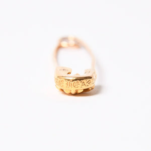 極美品 CHROME HEARTS クロムハーツ 22K パヴェダイヤ スモール セーフティピン IP ダイヤモンド 重量約6,5g 22K中古 4a007289