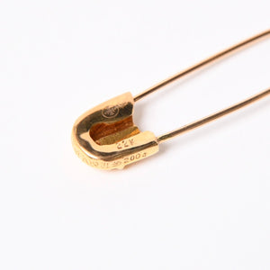 極美品 CHROME HEARTS クロムハーツ 22K パヴェダイヤ スモール セーフティピン IP ダイヤモンド 重量約6,5g 22K中古 4a007289