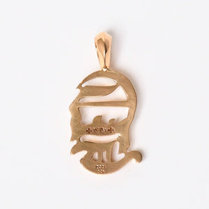 極美品 CHROME HEARTS クロムハーツ 22K PENDANT CH VRTCL ヴァーティカル CHロゴ チャーム ペンダントトップ 重量9.07g 中古 4a007275