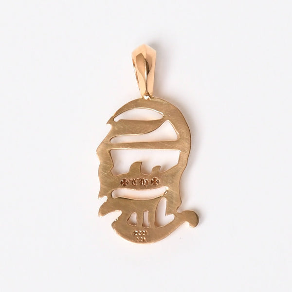 極美品 CHROME HEARTS クロムハーツ 22K PENDANT CH VRTCL ヴァーティカル CHロゴ チャーム ペンダントトップ 重量9.07g 中古 4a007275