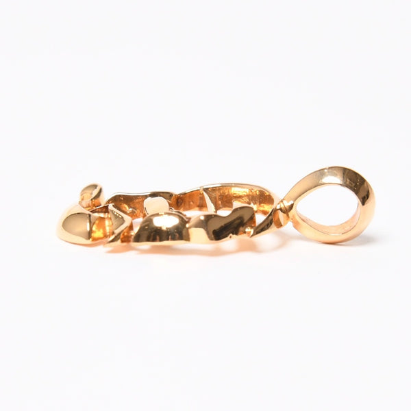 極美品 CHROME HEARTS クロムハーツ 22K PENDANT CH VRTCL ヴァーティカル CHロゴ チャーム ペンダントトップ 重量9.07g 中古 4a007275
