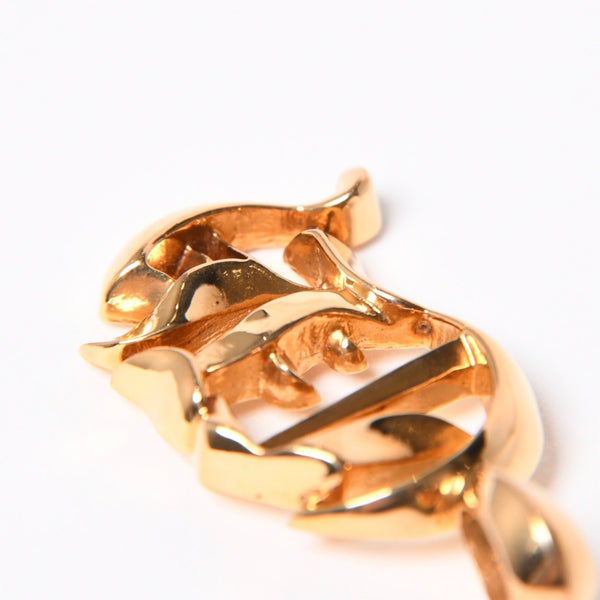 極美品 CHROME HEARTS クロムハーツ 22K PENDANT CH VRTCL ヴァーティカル CHロゴ チャーム ペンダントトップ 重量9.07g 中古 4a007275