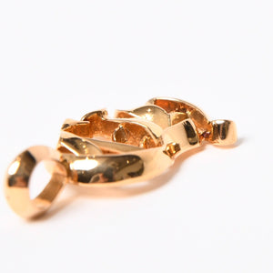 極美品 CHROME HEARTS クロムハーツ 22K PENDANT CH VRTCL ヴァーティカル CHロゴ チャーム ペンダントトップ 重量9.07g 中古 4a007275