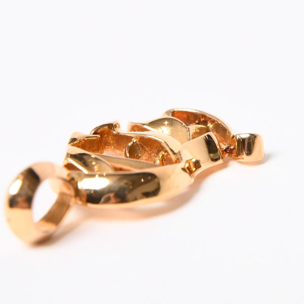 極美品 CHROME HEARTS クロムハーツ 22K PENDANT CH VRTCL ヴァーティカル CHロゴ チャーム ペンダントトップ 重量9.07g 中古 4a007275