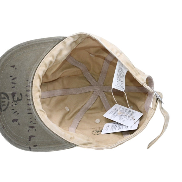 新品未使用 KAPITAL キャピタル Butterfly & Butterfly アジャスターキャップ K2509XH516 ONE SIZE カーキ ベージュ 中古 4a004424