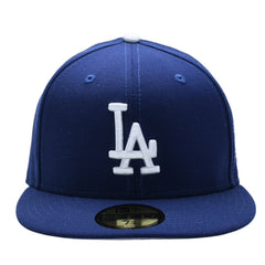 NEW ERA ニューエラ キャップ 帽子 MLB WORLD SERIES WOOL FITTED 59FIFTY COLLECTION ブルー ホワイト サイズ7 3/8 美品 中古 4a004129