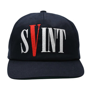 新品未使用 SAINT Mxxxxxx セントマイケル VLONEコラボ LOGO CAP エイサップバリ SM-S22-0000-081 ベースボールキャップ ブラック レッド グリーン サンプル品 中古 4a002248