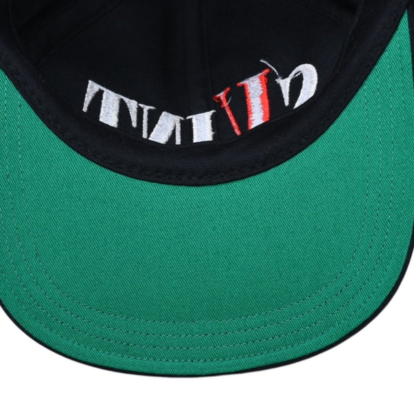 新品未使用 SAINT Mxxxxxx セントマイケル VLONEコラボ LOGO CAP エイサップバリ SM-S22-0000-081 ベースボールキャップ ブラック レッド グリーン サンプル品 中古 4a002248