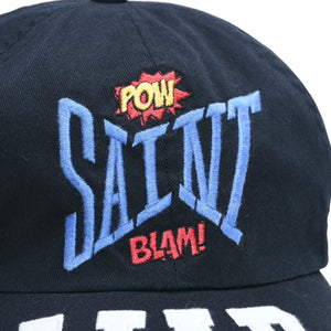 SAINT Mxxxxxxx セントマイケル CAP WAR 6パネルキャップ SM-A21-0000-043 ラック ブルー レッド イエロー グリーン オレンジ サンプル品 美品 中古 4a002247