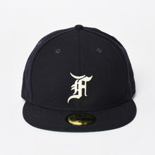 画像をギャラリービューアに読み込む, Fear of God Essentials フィアオブゴッド エッセンシャルズ 59FIFTY FEAR OF GOD ESSENTIALS ニューエラ サイズ7 3/8 ネイビー フラットバイザー ジェリーロレンゾ 良品 中古 4a003410