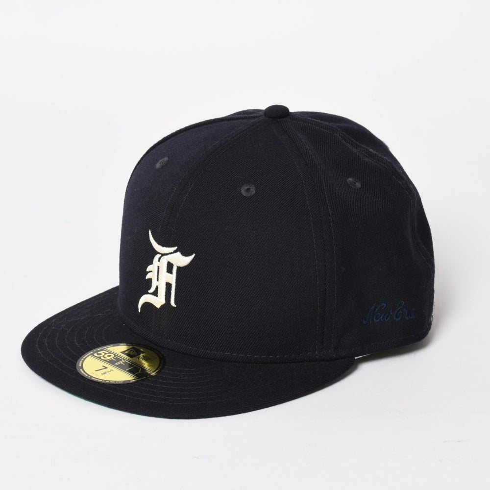 Fear of God Essentials フィアオブゴッド エッセンシャルズ 59FIFTY FEAR OF GOD ESSENTIALS サイズ7 3/8 ネイビー フラットバイザー 良品 中古 4a003410