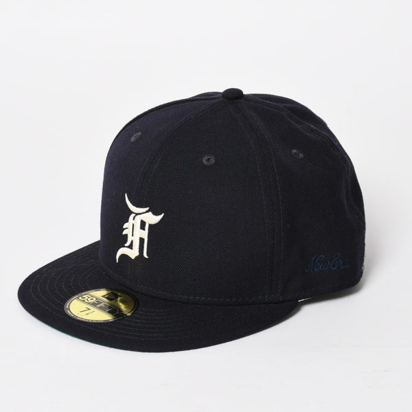 Fear of God Essentials 59FIFTY FEAR OF GOD ESSENTIALS Size 7 3/8 Navy Flat Visor Good Used 4a003410