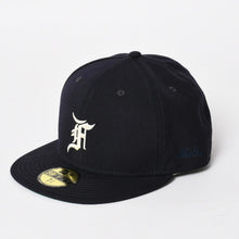画像をギャラリービューアに読み込む, Fear of God Essentials フィアオブゴッド エッセンシャルズ 59FIFTY FEAR OF GOD ESSENTIALS ニューエラ サイズ7 3/8 ネイビー フラットバイザー ジェリーロレンゾ 良品 中古 4a003410