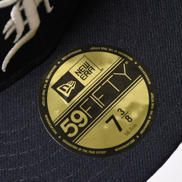 Fear of God Essentials 59FIFTY FEAR OF GOD ESSENTIALS Size 7 3/8 Navy Flat Visor Good Used 4a003410