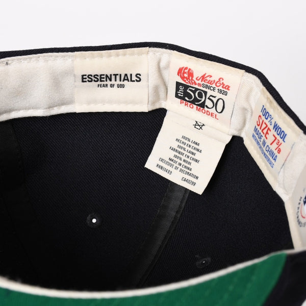 Fear of God Essentials 59FIFTY FEAR OF GOD ESSENTIALS Size 7 3/8 Navy Flat Visor Good Used 4a003410
