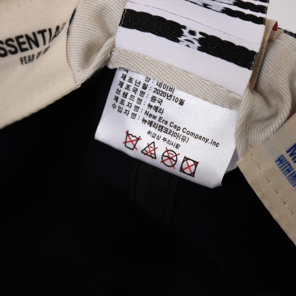 Fear of God Essentials 59FIFTY FEAR OF GOD ESSENTIALS Size 7 3/8 Navy Flat Visor Good Used 4a003410