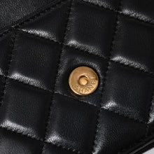 画像をギャラリービューアに読み込む, 極美品 CHANEL シャネル マトラッセ チェーンショルダーウォレット ブラック 29番台 ラムスキン 中古 4a004343