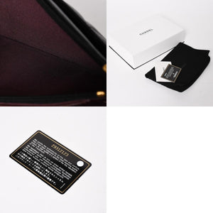 Very Good Condition CHANEL Matelasse Chain Shoulder Wallet Black No. 29 Lambskin Used 4a004343