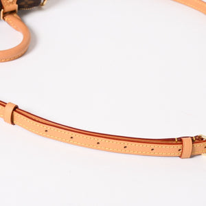 極美品 LOUIS VUITTON ルイヴィトン ナノ・スピーディ モノグラム M81085 ブラウン 2WAY ショルダーバッグ ハンドバッグ 中古 4a004358
