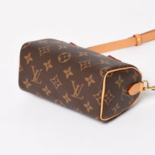 画像をギャラリービューアに読み込む, 極美品 LOUIS VUITTON ルイヴィトン ナノ・スピーディ モノグラム M81085 ブラウン 2WAY ショルダーバッグ ハンドバッグ 中古 4a004358