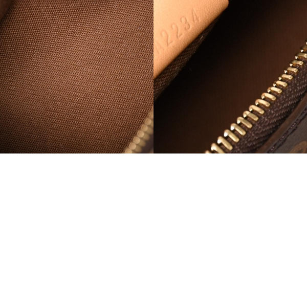 極美品 LOUIS VUITTON ルイヴィトン ナノ・スピーディ モノグラム M81085 ブラウン 2WAY ショルダーバッグ ハンドバッグ 中古 4a004358