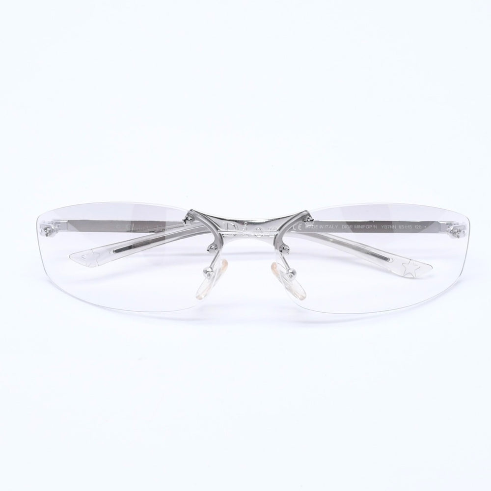 New and unused Christian Dior DIOR MINIPOP/N YB7NN Rimless Sunglasses Eyewear Size 65□15 120 Used 4a004431