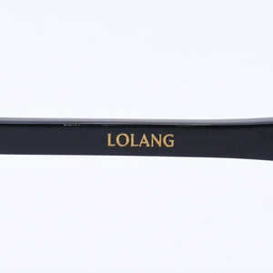 GENTLE MONSTER ジェントルモンスター オーバルサングラス 折りたたみ式 LOLANG-01 サイズ54□21-132 ブラック ゴールド 美品 中古 4a004290