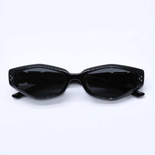 Very Good Condition GENTLE MONSTER VEGAX Sunglasses Size 54□20 145 Rhinestone Black Used 4a004287