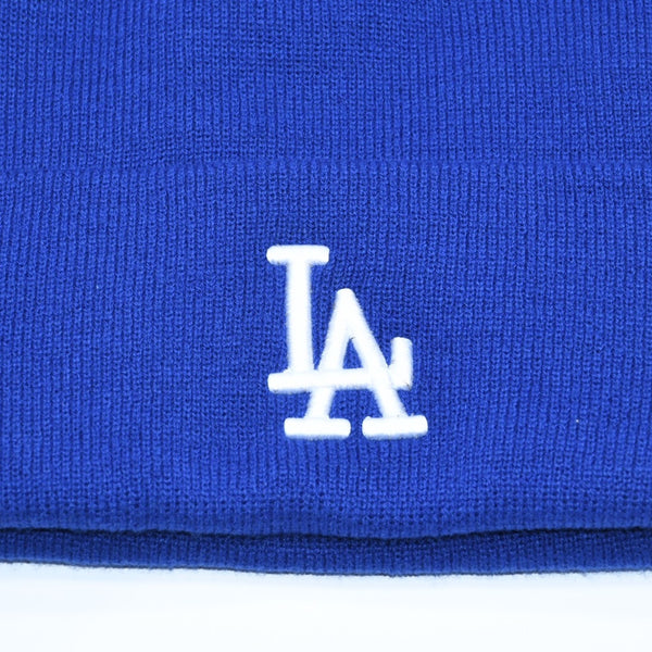 Brand new and unused Mitchell&Ness Mitchell &amp; Ness Los Angeles Dodgers Knit Cap Beanie Royal Blue White LA Used 4a002236