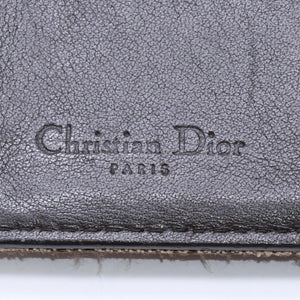 Christian Dior クリスチャンディオール トロッター ラスタカラー サドルウォレット ガリアーノ期 キャンバス D金具 ベージュ 良品 中古 4a004432