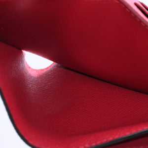 新品未使用 LOUIS VUITTON ルイヴィトン × 村上隆 ポルトフォイユ リサ M13420 コンパクトウォレット 二つ折り財布 ブラウン レッド 中古 4a004297