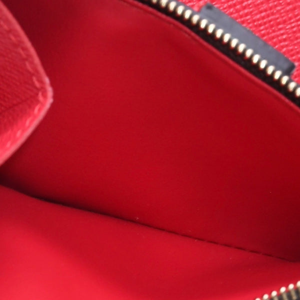 新品未使用 LOUIS VUITTON ルイヴィトン × 村上隆 ポルトフォイユ リサ M13420 コンパクトウォレット 二つ折り財布 ブラウン レッド 中古 4a004297
