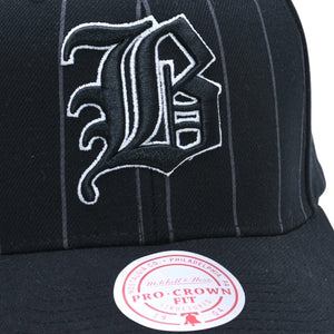 Mint condition BREATH×MITCHELL&NESS (Mitchell &amp; Ness) PRO-CROWN FIT (Black) - Used - 4a001308