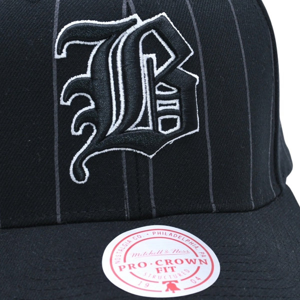 Mint condition BREATH×MITCHELL&NESS (Mitchell &amp; Ness) PRO-CROWN FIT (Black) - Used - 4a001308