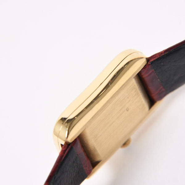 Very good condition JAEGER-LECOULTRE Jaeger-LeCoultre watch 6021.21 Weight approx. 22.89g Manual winding Champagne dial Rectangle GP Used 4a004444