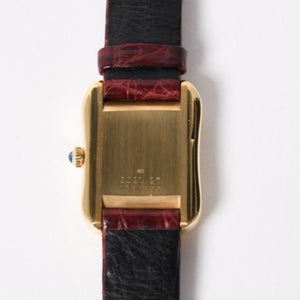 Very good condition JAEGER-LECOULTRE Jaeger-LeCoultre watch 6021.21 Weight approx. 22.89g Manual winding Champagne dial Rectangle GP Used 4a004444