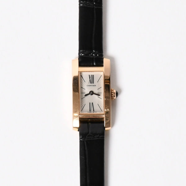 CARTIER Tank Allongee Lanieres watch W1537338 Weight: Approx. 22.12g, Quartz, 18K Pink Gold, Excellent Condition, Used, 4a004495