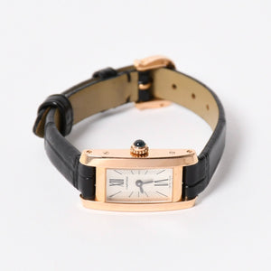 CARTIER Tank Allongee Lanieres watch W1537338 Weight: Approx. 22.12g, Quartz, 18K Pink Gold, Excellent Condition, Used, 4a004495