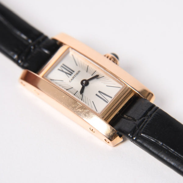 CARTIER Tank Allongee Lanieres watch W1537338 Weight: Approx. 22.12g, Quartz, 18K Pink Gold, Excellent Condition, Used, 4a004495