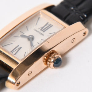 CARTIER Tank Allongee Lanieres watch W1537338 Weight: Approx. 22.12g, Quartz, 18K Pink Gold, Excellent Condition, Used, 4a004495