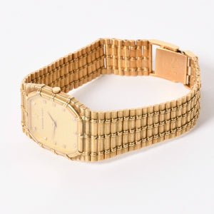 AUDEMARS PIGUET Audemars Piguet BAMBOO watch 14644BA Weight approx. 85.55g 18KYG 11P diamond Manual winding Gold dial Good condition Used 4a004651