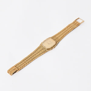 AUDEMARS PIGUET Audemars Piguet BAMBOO watch 14644BA Weight approx. 85.55g 18KYG 11P diamond Manual winding Gold dial Good condition Used 4a004651